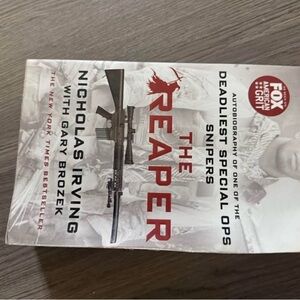 The Reaper Paperback Book - White & Red Cover